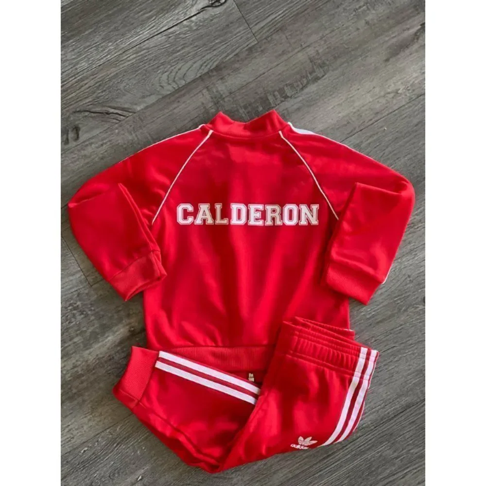 Personalized Baby/Toddler Black Adicolor Track Suit Baby Gift